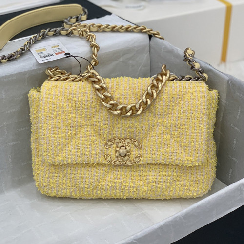 Chanel Womens Bags Shoulder Messenger Bags Chanel 19 Flap Bag Luxury Brand with Original Box