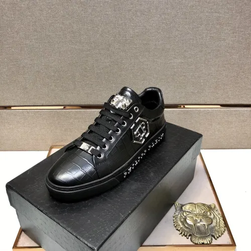 Philipp Plein Men Shoes Low Top Sneaker Fashion Design Luxury Brand