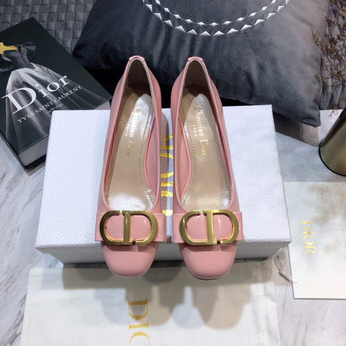Dior Womens Shoes Leather Pump Low Heel 3.5cm