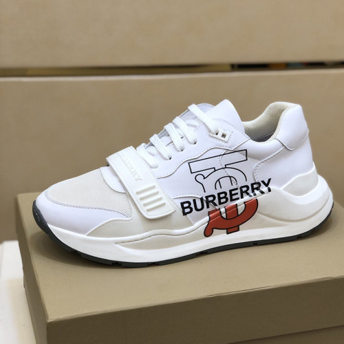 Burberry Mens Shoes Sneakers Fashion Type Luxury Brand Vintage Check Cotton Sneaker with Original Box