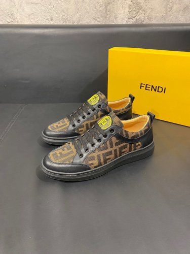 Fendi Mens Shoes Fashion Sneakers Luxury Brand Casual Shoes for Men with Original Box