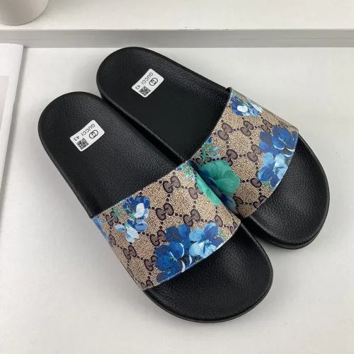 Gucci Mens Shoes Sandals Slides Slippers Luxury Brand Thick Sole Design with Original Box
