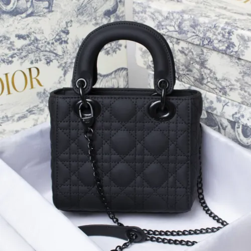 Dior Womens Bags Handbags Luxury Fashion MINI LADY DIOR BAG M0505OWCB_M323 with Original Box