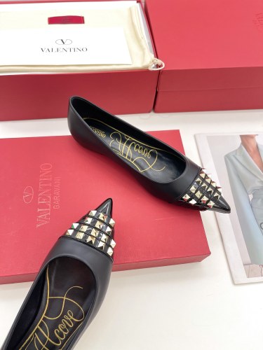 Valentino Womens Shoes ROCKSTUD SLINGBACK PUMP WITH SCULPTED HEEL IN KIDSKIN with Original Box