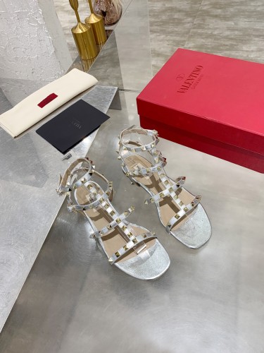 Valentino Women Shoes Mule Flip Flop Sandals ROMAN STUD SLIDE SANDAL IN QUILTED NAPPA with Original Box Luxury Brand