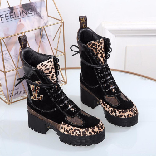 Louis Vuitton Women Shoes Boots LAUREATE PLATFORM DESERT BOOT Luxury Brand 1A5NNX