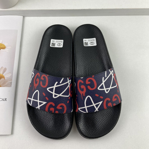 Gucci Mens Shoes Sandals Slides Slippers Luxury Brand Thick Sole Design with Original Box