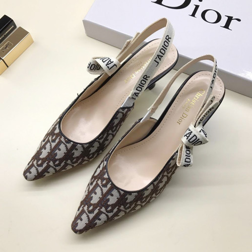 Dior Women Shoes Luxury Design Fashion Type High Heel Shoes for Wedding Style J'ADIOR SLINGBACK PUMP