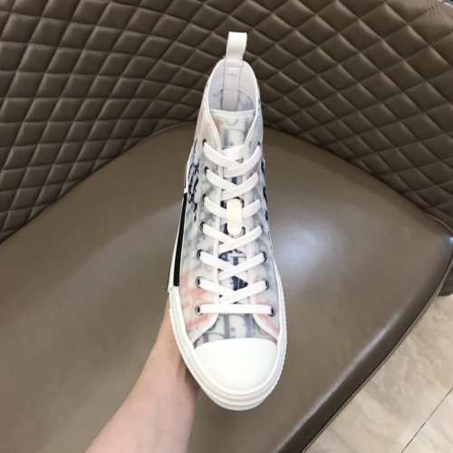 Dior Men Shoes Sneakers Luxury Brand B23 Sneakers High-Top Sneaker with Original Box