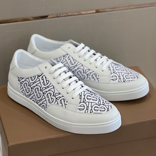 Burberry Mens Shoes Sneakers Fashion Type Luxury Brand Vintage Check Cotton Sneaker with Original Box