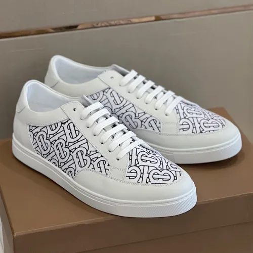 Burberry Mens Shoes Sneakers Fashion Type Luxury Brand Vintage Check Cotton Sneaker with Original Box