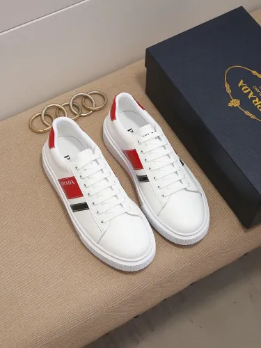 Prada Mens Shoes Sneakers Casual Shoes for Men Luxury Brand Breathable Fashion Sneakers with Original Box