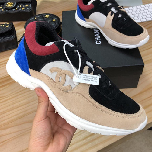 Chanel Mens Shoes Sneakers Luxury Brand Sports Shoes Breathable Design with Original Box