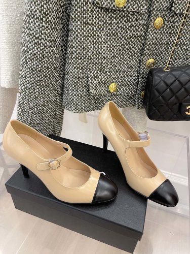 Chanel Womens Shoes Fashion Pumps Luxury Brand Design with Original Box 8.5cm Heel