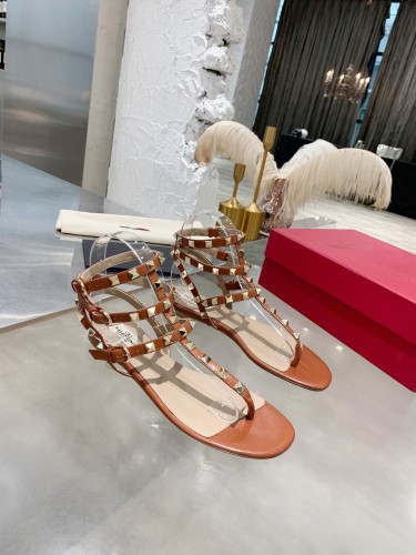 Valentino Women Shoes Mule Flip Flop Sandals ROMAN STUD SLIDE SANDAL IN QUILTED NAPPA with Original Box Luxury Brand