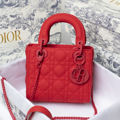 Dior Womens Bags Handbags Luxury Fashion MINI LADY DIOR BAG M0505OWCB_M323 with Original Box
