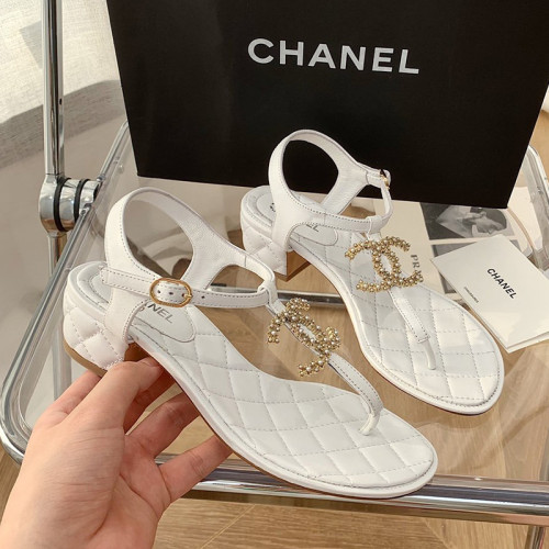 Chanel Womens Shoes Sandals Luxury Brand Sandals for Women with Original Box