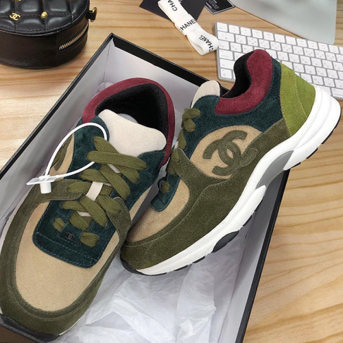 Chanel Mens Shoes Sneakers Luxury Brand Sports Shoes Breathable Design with Original Box