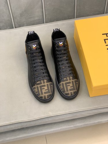 Fendi Mens Shoes Fashion Sneakers Luxury Brand Casual Shoes for Men with Original Box