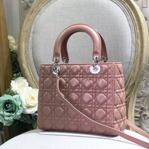 Dior Womens Bags Handbags Luxury Fashion MEDIUM LADY D-LITE BAG with Original Box