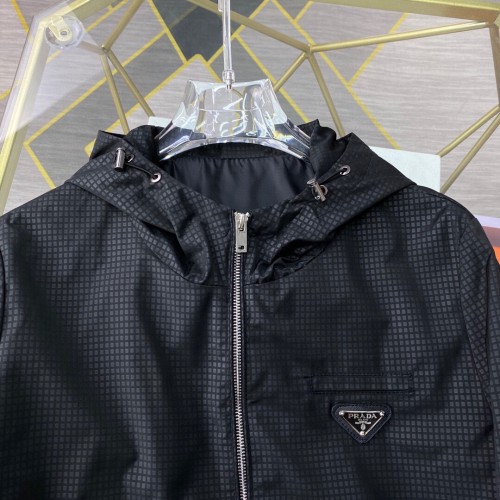 Prada Design Fashion Mens Jackets Thin Design Luxury Brand
