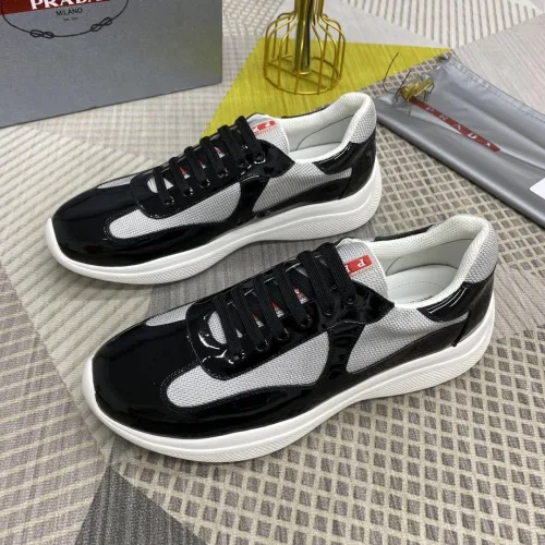 Prada Mens Shoes Sneakers Casual Shoes for Men Luxury Brand Breathable Fashion Sneakers with Original Box