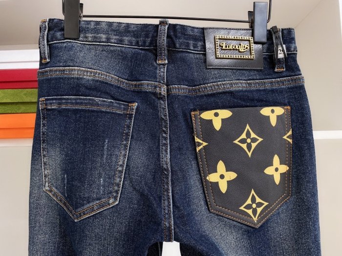 Louis Vuitton Luxury Brand Mens Jeans