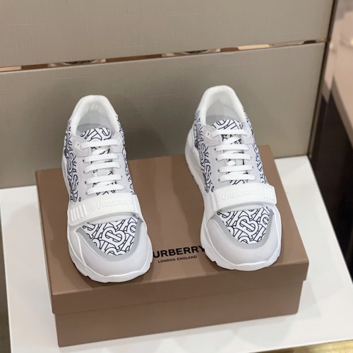 Burberry Mens Shoes Sneakers Fashion Type Luxury Brand Vintage Check Cotton Sneaker with Original Box