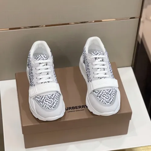Burberry Mens Shoes Sneakers Fashion Type Luxury Brand Vintage Check Cotton Sneaker with Original Box