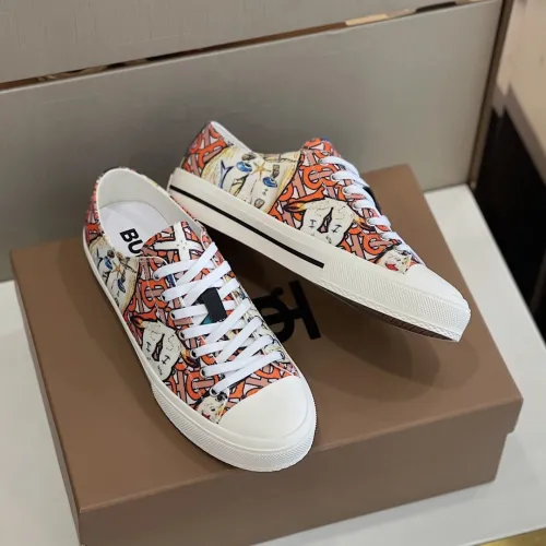 Burberry Men Shoes Fashion Luxury Brand Vintage Cotton Sneaker Casual Shoes for Men with Original Box