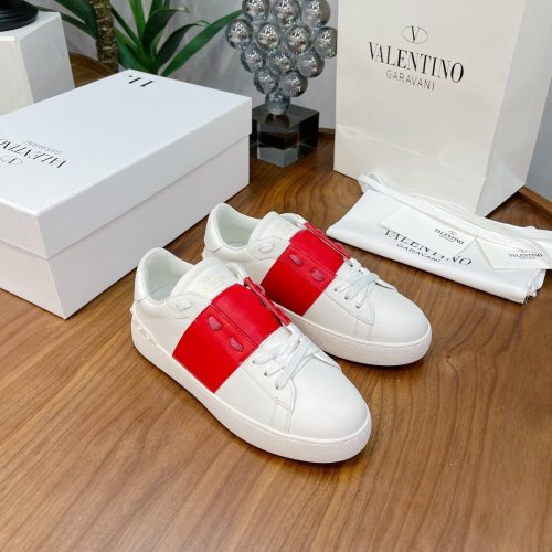 Valentino Men Shoes Fashion Design Luxury Brand OPEN SNEAKER WITH VLTN PRINT with Original Box WY0S0830BLUA01