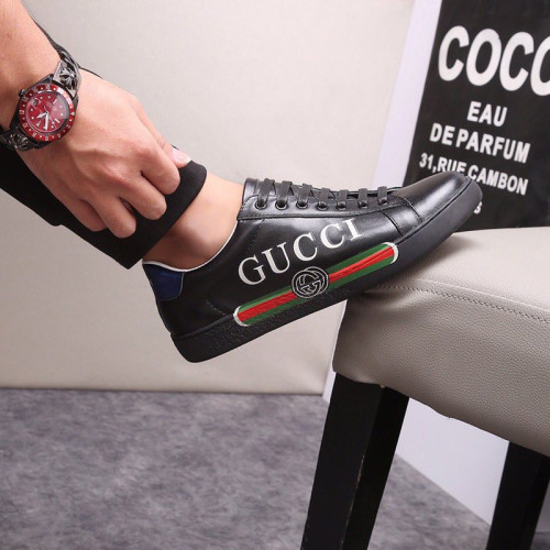 Gucci Womens Shoes Fashion Sneakers Lace-Up Luxury Brand Women's Ace Embroidered Sneaker with Original Box