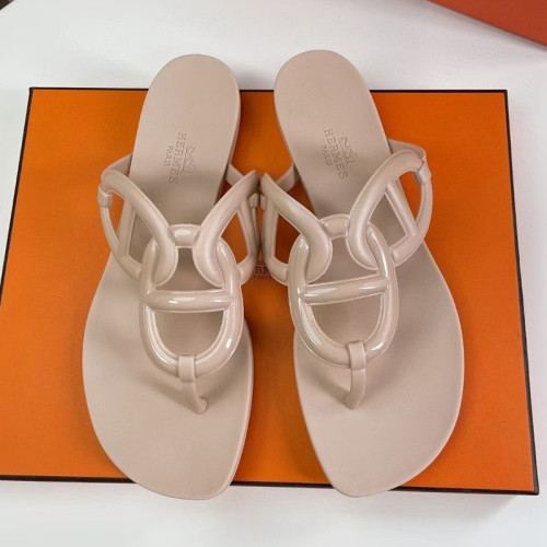 Hermes Womens Shoes Egerie Slippers Sandals Casual Fashion Sandals Luxury Brand with Original Box