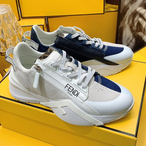 Fendi Mens Shoes Fashion Sneakers Luxury Brand Casual Fendi Flow Low-Top Sneakers Shoes for Men with Original Box