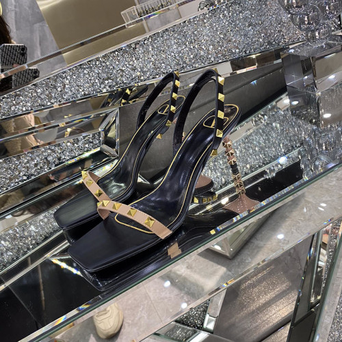 Valentino Womens Shoes Rockstud Sandals 6.5cm