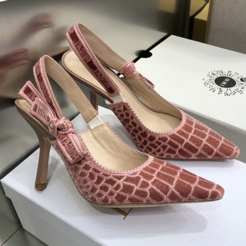 Dior Womens Shoes Sandals Fashion Pumps Luxury Brand D-Doll Quake Oblique J'ADIOR PUMP with Original Box