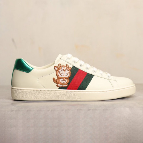 Gucci Womens Shoes Fashion Sneakers Lace-Up Luxury Brand Women's Ace Embroidered Sneaker with Original Box
