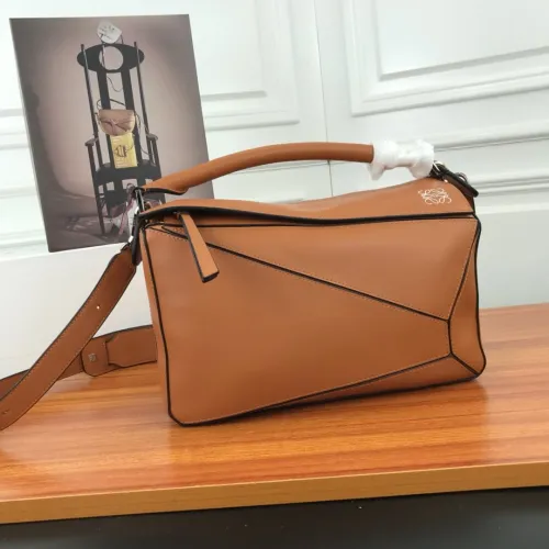 Loewe Womens Bag Puzzle Bag in Soft Grained Calfskin