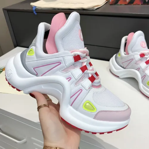 Louis Vuitton Women Shoes Sneakers Luxury Brand Design Fashion LV ARCHLIGHT SNEAKER with Original Box 1A951A