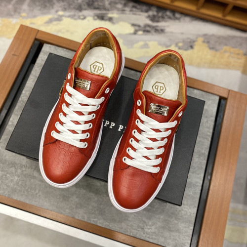 Philipp Plein Men Shoes Low Top Sneaker Fashion Design Luxury Brand