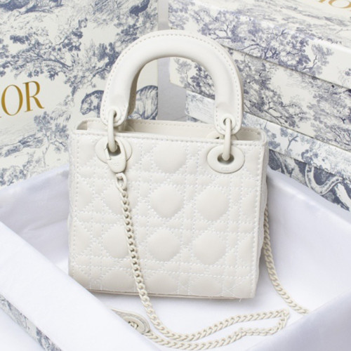 Dior Womens Bags Handbags Luxury Fashion MINI LADY DIOR BAG M0505OWCB_M323 with Original Box