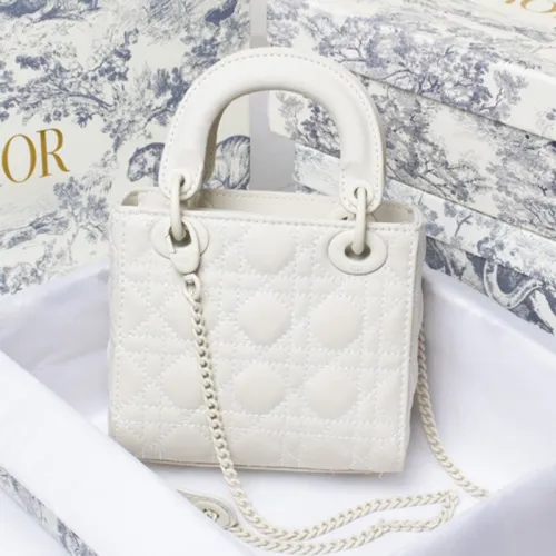 Dior Womens Bags Handbags Luxury Fashion MINI LADY DIOR BAG M0505OWCB_M323 with Original Box