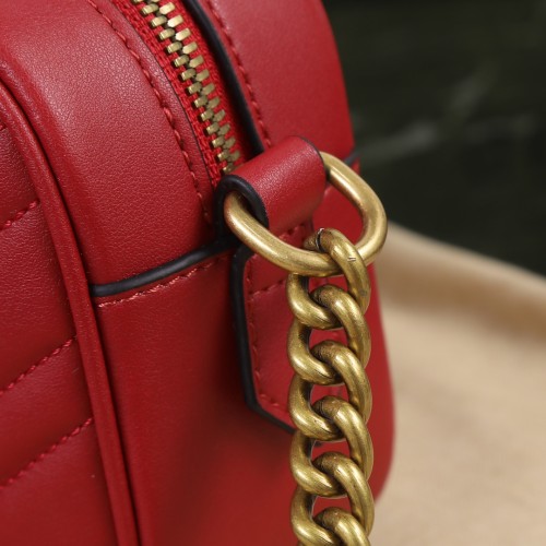 Gucci Womens Bags GG Marmont matelassé mini bag Gucci shoulder bag Luxury Brand with Original Box 448065 DTD1T 5729