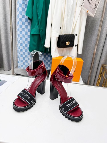 Louis Vuitton Women Shoes Sandals Fashion Summer Luxury Brand PODIUM PLATFORM SANDAL with Original Box Womens Sandals