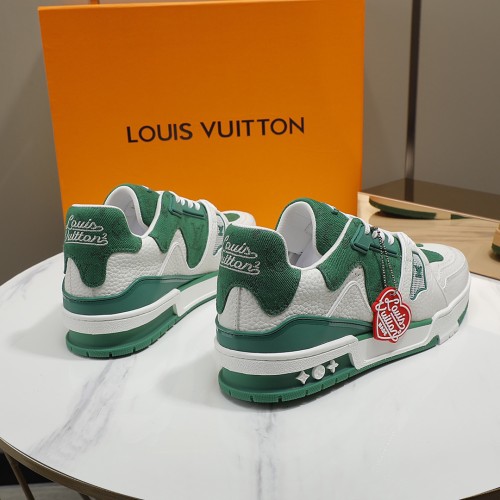 Louis Vuitton Men Shoes Fashion Sneakers Design Luxury Brand LV TRAINER SNEAKER with Original Box 1A9ZC2