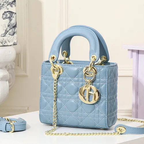 Dior Womens Bags Handbags Luxury Fashion LADY DIOR D-LITE BAG with Original Box