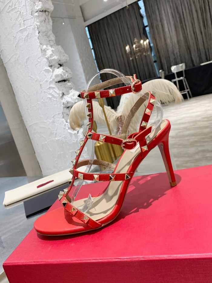 Valentino Women Shoes Mule Flip Flop Sandals ROMAN STUD SLIDE SANDAL IN QUILTED NAPPA with Original Box Luxury Brand