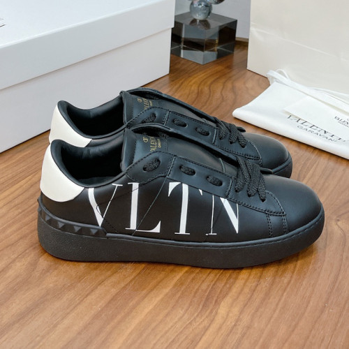 Valentino Men Shoes Fashion Design Luxury Brand OPEN SNEAKER WITH VLTN PRINT with Original Box WY2S0830XZU0NI
