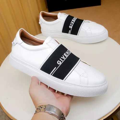 Givenchy Men Shoes Fashion Type Luxury Brand GIVENCHY SNEAKERS IN LEATHER WITH LATEX BAND with Original Box