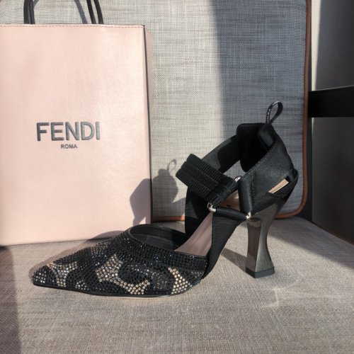Fendi Womens Shoes Pump SLINGBACKS 8.5cm